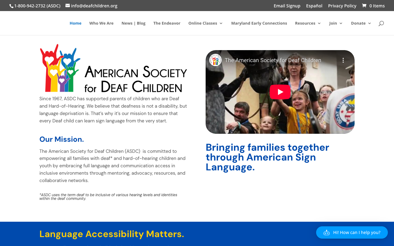 American Society of Deaf Children