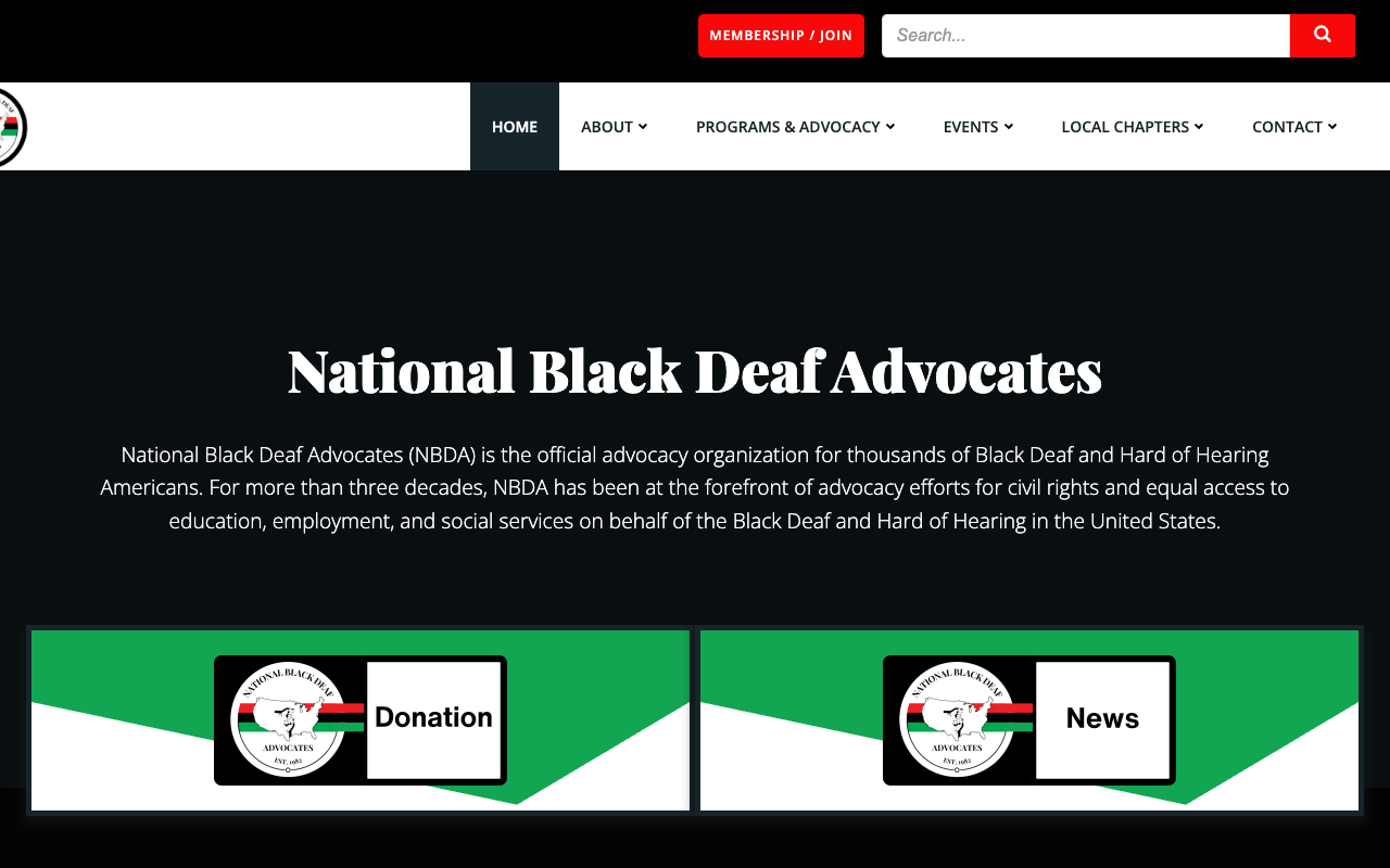 National Black Deaf Advocates