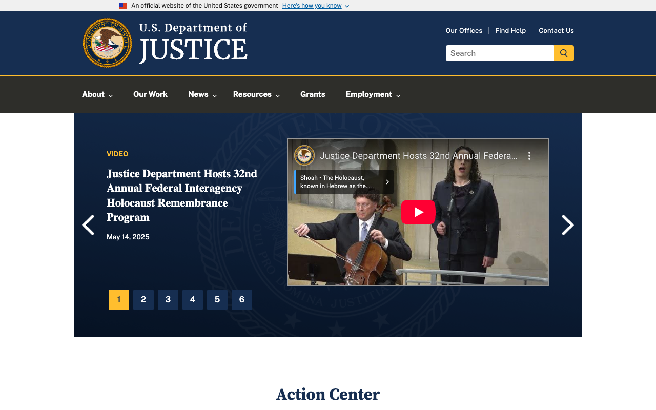 The United States Department of Justice